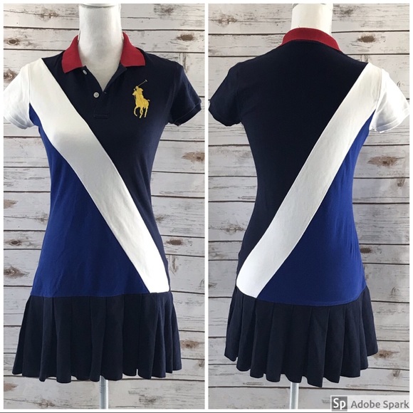 Ralph Lauren Dresses & Skirts - RALPH LAUREN 'Big Pony' Pleated Tennis Dress